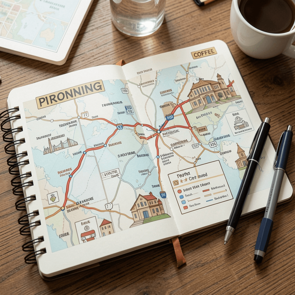 magnific travel planning map coffe 2913899565